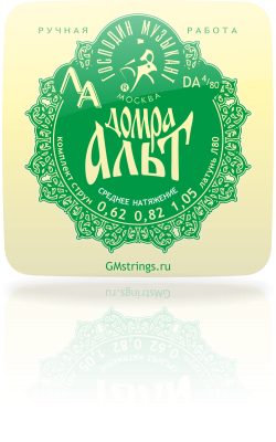 Струны для домры АЛЬТ ГОСПОДИН МУЗЫКАНТ DA-4/80 среднее натяжение