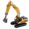 Металлический экскаватор с грейфером HUI NA TOYS 1/50