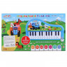 Музыкальное пианино «Синий трактор», звук, цвет синий