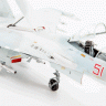Сборная модель ZVEZDA Российский истребитель Су-27СМ, 1/72