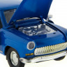Машина "АВТОПАНОРАМА" ГАЗ-21 "Волга" 1/24 в/к  26*12*11см, синяя