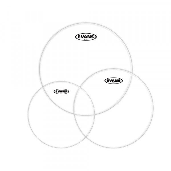 Комплект пластиков EVANS ETP-G1CLR-F 10"12"14" Genera G1 Clear