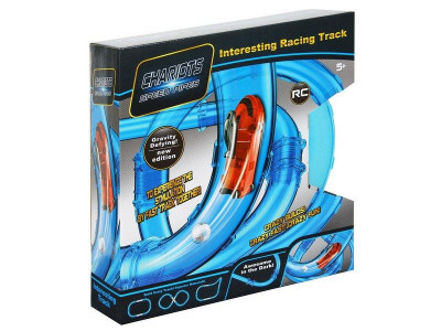 Р/У трек гоночный в трубе 022-5 Chariots Speed Pipes (светится в темноте) 16 деталей