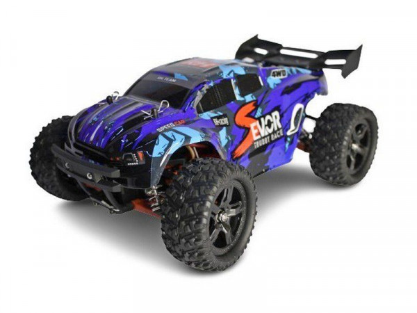 Радиоуправляемая трагги Remo Hobby S EVO-R UPGRADE (синяя) 4WD 2.4G 1/16 RTR