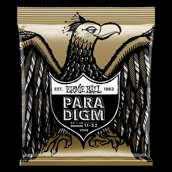 Комплект струн для акустической гитары Ernie Ball P02088, 11-52