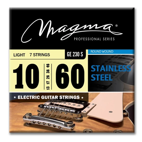 Комплект струн для 7-струнной электрогитары 10-60 Magma Strings GE230S