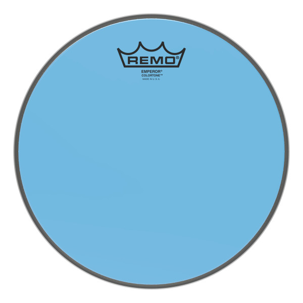 REMO BE-0310-CT-BU Emperor® Colortone™ Blue Drumhead ,10' цветной двухслойный прозрачный пластик, голубой